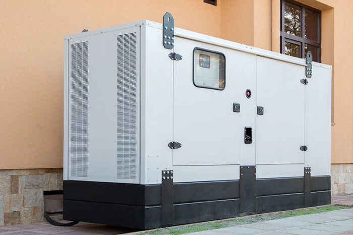 commercial generator installation